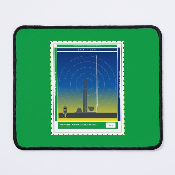 Item preview, Radiobras Radio Nacional do Brasil Rodeador 11780 kHz SWL Stamp 1976–2007 designed and sold by TribeGlyph.