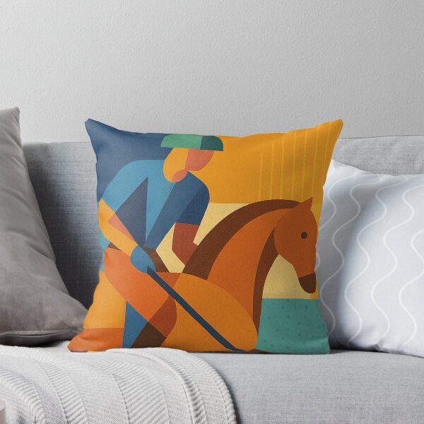 Item preview, Polo player on a horse - a Geometric illustration. designed and sold by GalleryKauffeld.