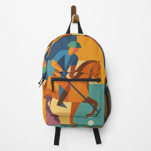 Item preview, Polo player on a horse - a Geometric illustration. designed and sold by GalleryKauffeld.