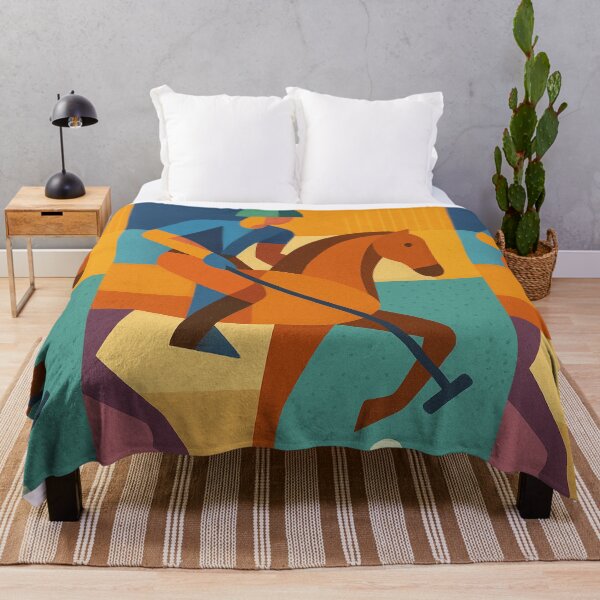 Item preview, Polo player on a horse - a Geometric illustration. designed and sold by GalleryKauffeld.