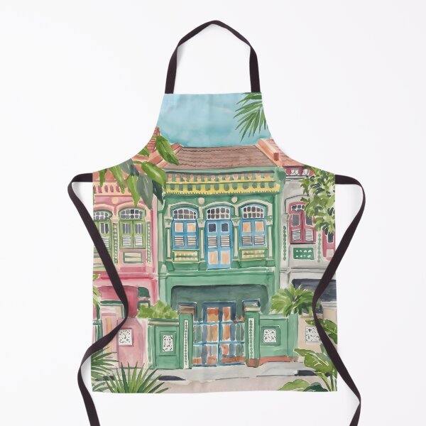 Item preview, Peranakan Shophouses Singapore – Vintage Travel designed and sold by POSTERIOCREW.