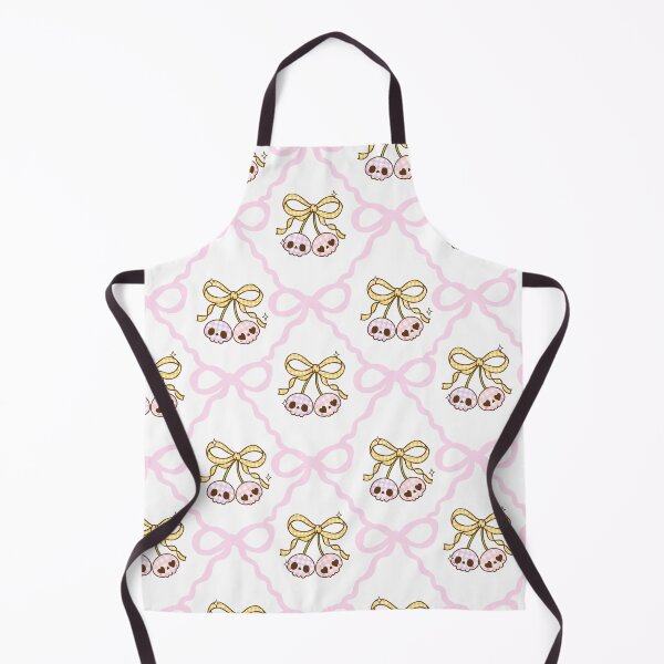 Item preview, Pastel Goth Cherry Skulls & Ribbon Pattern designed and sold by MiaBellaGirl.