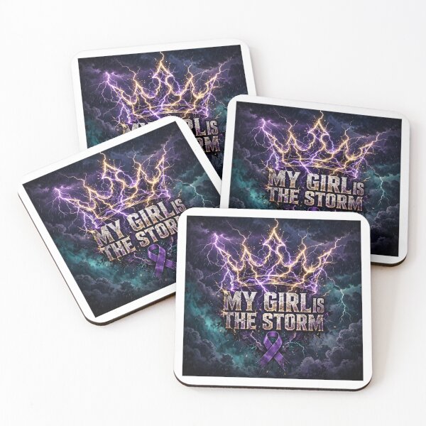 Item preview, My Girl Is The Storm — Epilepsy Warrior Sticker designed and sold by MommaWarrior18.