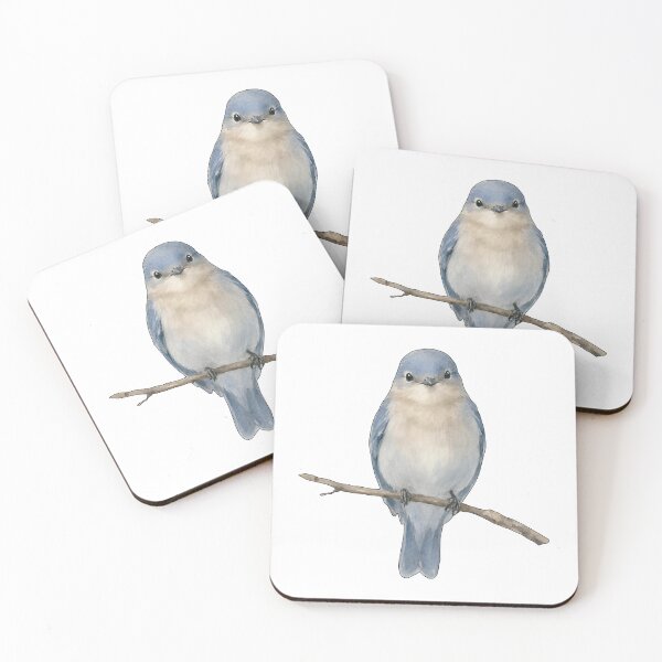 Item preview, Cute Blue Bird Watercolor designed and sold by STOXT.