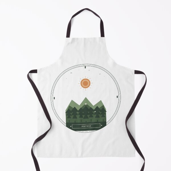 Item preview, Stay Wild — Pine Forest & Mountain Badge designed and sold by Designseller1.