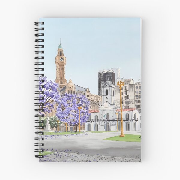 Item preview, Cabildo Buenos Aires Watercolor Travel Print – Argentina designed and sold by POSTERIOCREW.