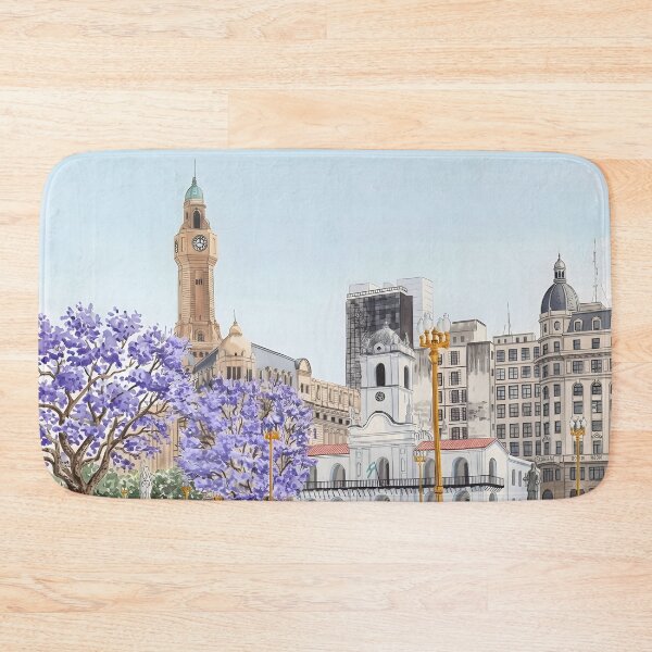 Item preview, Cabildo Buenos Aires Watercolor Travel Print – Argentina designed and sold by POSTERIOCREW.