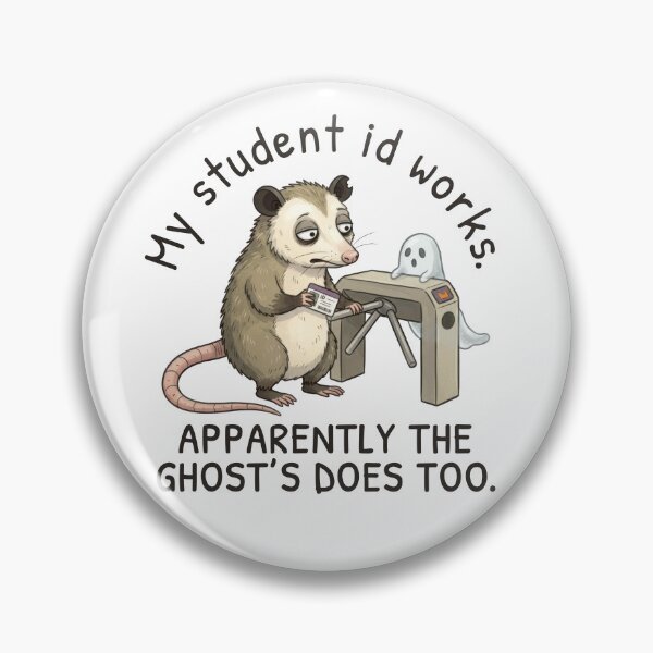 Item preview, My student id works. Apparently the ghost’s does too. designed and sold by ChernotytskaArt.