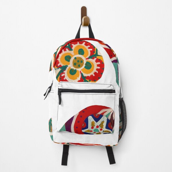 Item preview, Folk Art Red Bird with Flower designed and sold by Fani*.