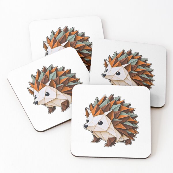 Item preview, Cute Origami Hedgehog Paper Art designed and sold by EvergreenPark - Tee Studio.