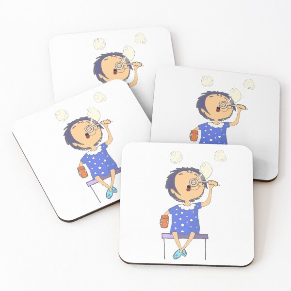 Item preview, Little girl blowing soap bubbles designed and sold by Tanya19742000.