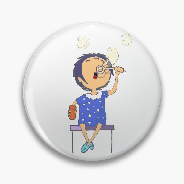 Item preview, Little girl blowing soap bubbles designed and sold by Tanya19742000.
