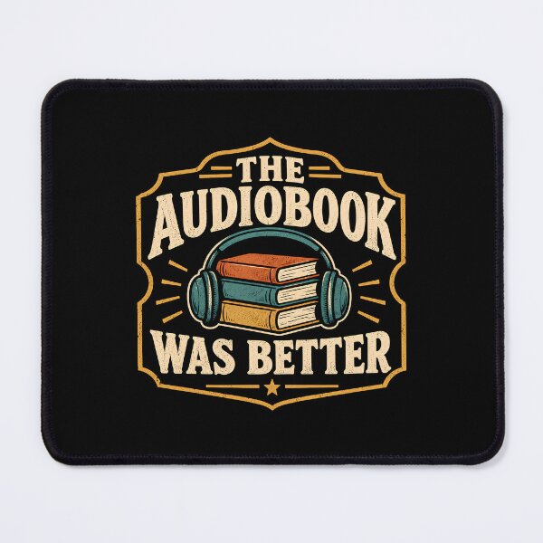 Item preview, Funny Audiobook Listener Reading Quote Book Lover designed and sold by DemureArtsy.