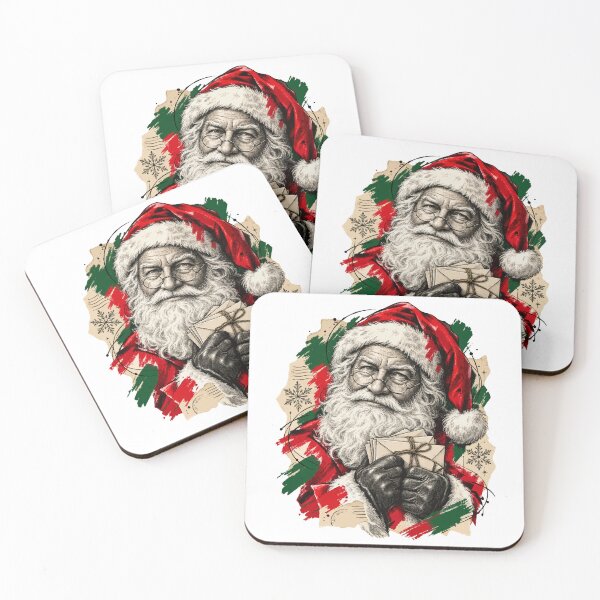 Item preview, Santa Claus Reads Letters Under His Red Hat designed and sold by Honu2025.