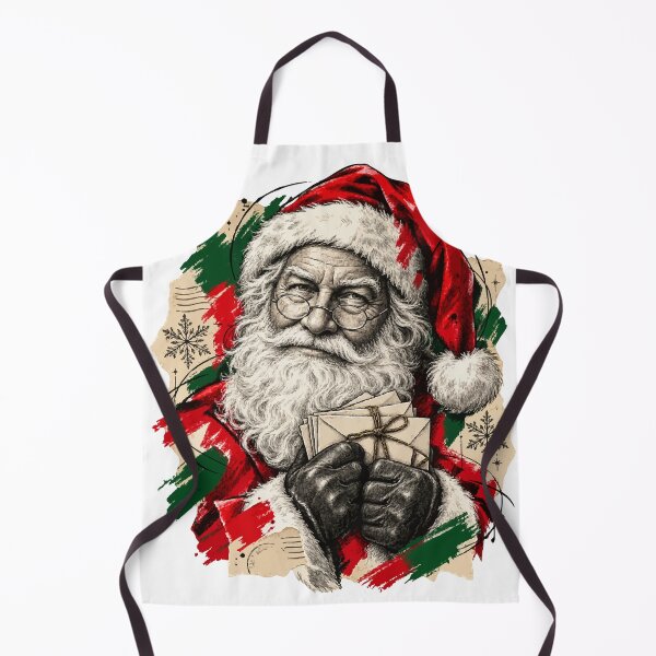 Item preview, Santa Claus Reads Letters Under His Red Hat designed and sold by Honu2025.