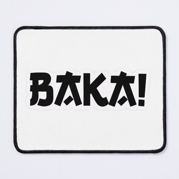 Item preview, Baka! Bold Japanese Anime Manga Typography Quote designed and sold by BlackSyeth.