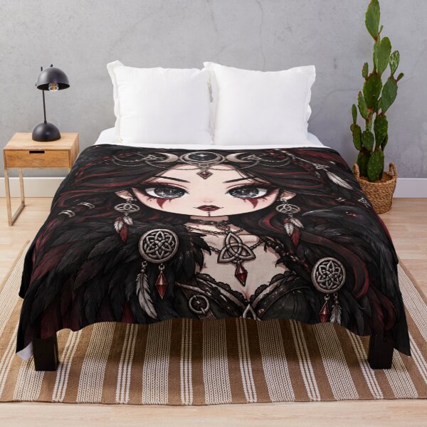 Item preview, Gothic Chibi Goddess The Morrigan designed and sold by Alcyone-Blue.
