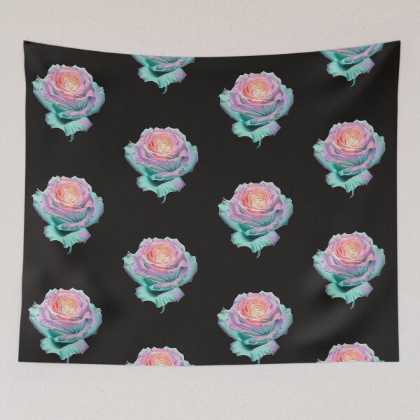 Item preview, a little rose with delicately shimmering petals designed and sold by RetroWaveArtCo.