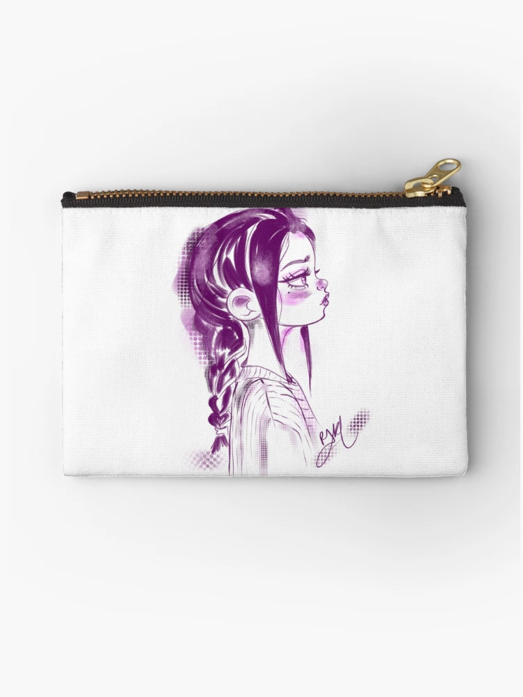 Thumbnail 1 of 4, Zipper Pouch, Violet designed and sold by RakelFD.