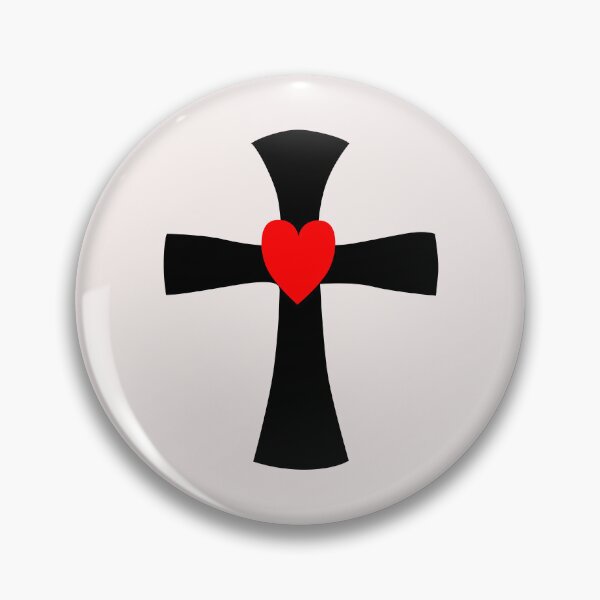 Item preview, Christian Cross with Red Heart designed and sold by Jeallan Designs.