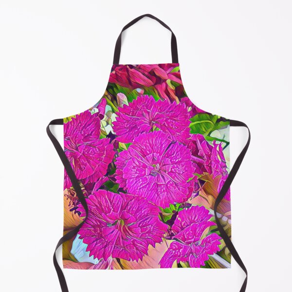 Item preview, Vibrant Hot Pink Floral Illustration - Stylized Botanical Art designed and sold by BalkanBloomArt.