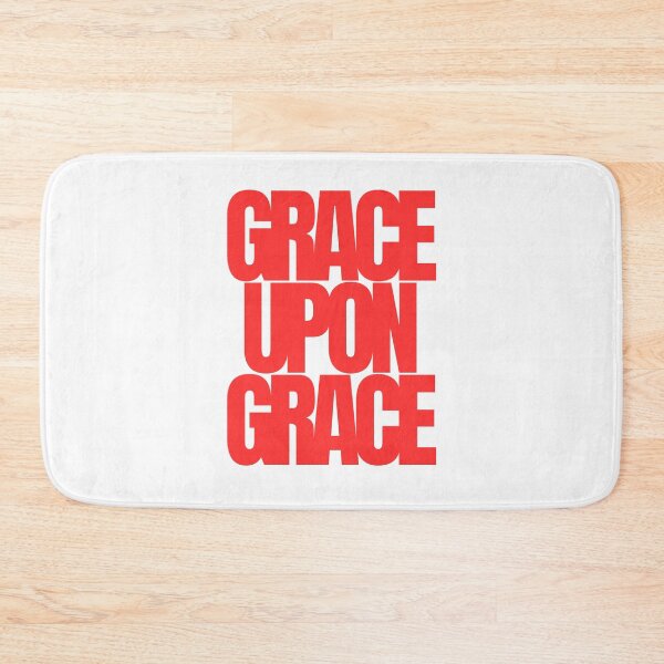 Item preview, Grace Upon Grace Red Urban Streetwear Text Design designed and sold by LensDyn™.