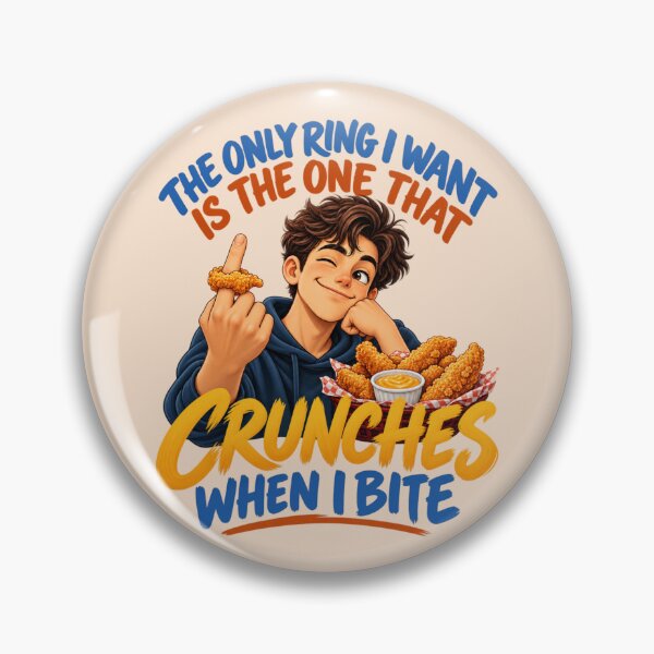 Item preview, Chicken Tender Fan Crunchy Humor designed and sold by PunchDrop.