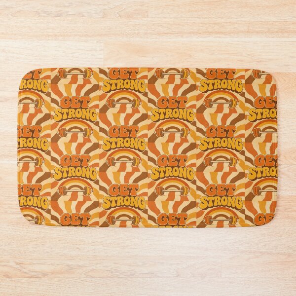 Item preview, Get Strong Retro 70s Groovy Workout designed and sold by creativerooney.