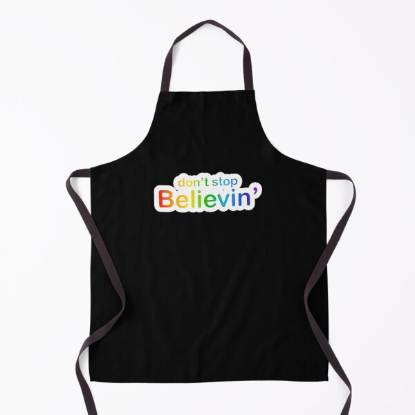 Item preview, Don't Stop Believin' "Believing" Rainbow Car Bumper Sticker Hats Shirts designed and sold by Rolographics1.