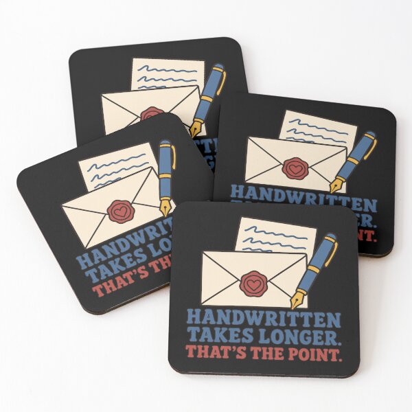 Item preview, Handwritten Takes Longer That's The Point Snail Mail designed and sold by DreamLayerStudio.