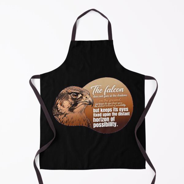 Item preview, The Falcon Does Not Gaze At The Shadows On The Ground But Keeps Its Eyes Fixed Upon The Distant Horizon Of Possibility designed and sold by Vibe-Vary.