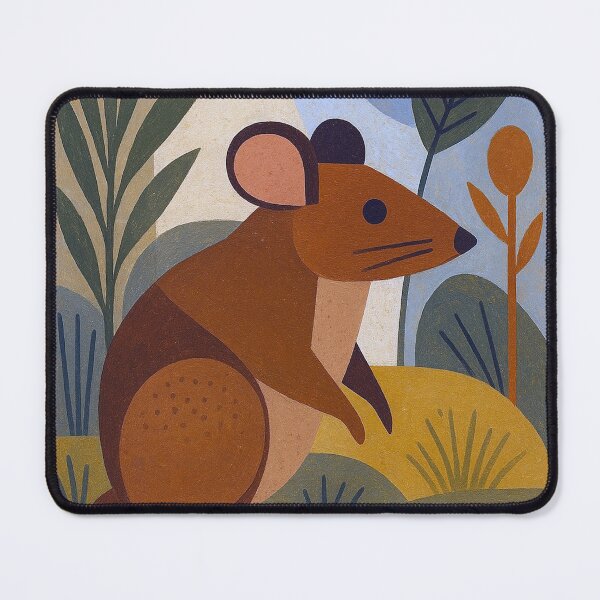 Item preview, A Geometric illustration of a rat. designed and sold by GalleryKauffeld.