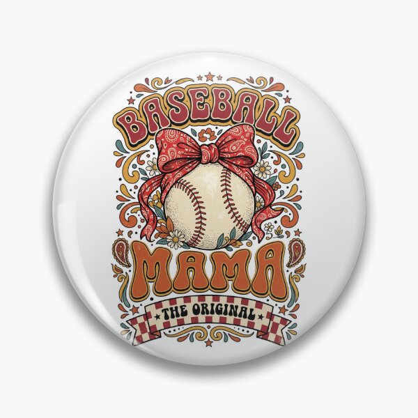 Item preview, Baseball Mama Retro Vintage Sports Typography designed and sold by Mellow Doodle Co..