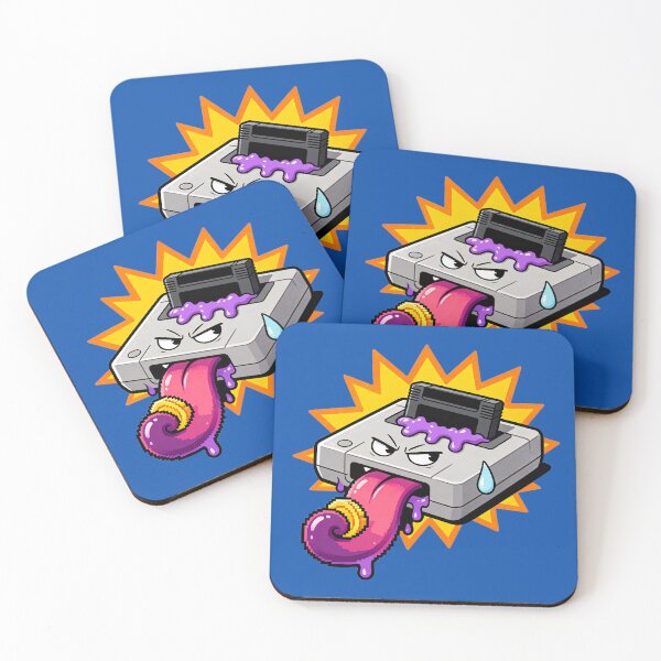 Item preview, Retro Game Console Eating Cartridge with Tongue designed and sold by LEOYinger.