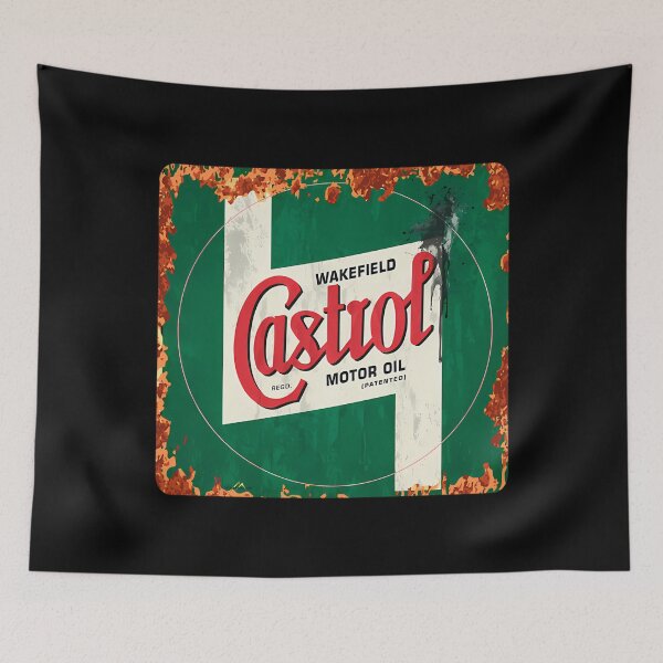 Item preview, Castrol Oil Vintage Logo Sticker Tshirt 01 designed and sold by SherlyOjed.