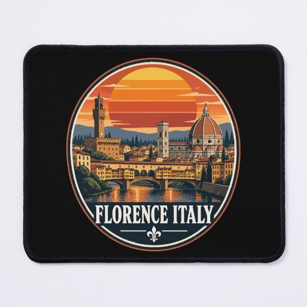Item preview, Florence Italy Travel Retro designed and sold by TomFrontierArt.