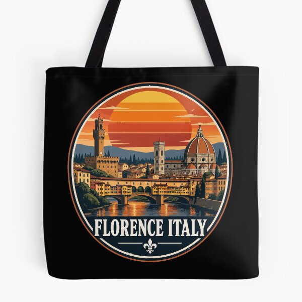 Item preview, Florence Italy Travel Retro designed and sold by TomFrontierArt.
