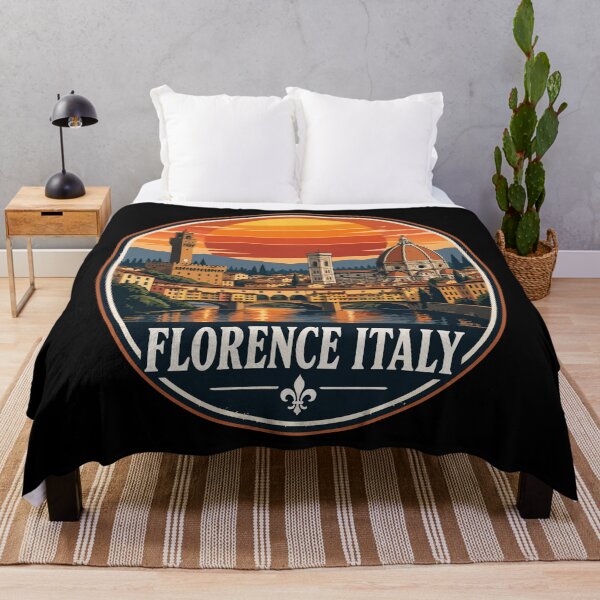 Item preview, Florence Italy Travel Retro designed and sold by TomFrontierArt.
