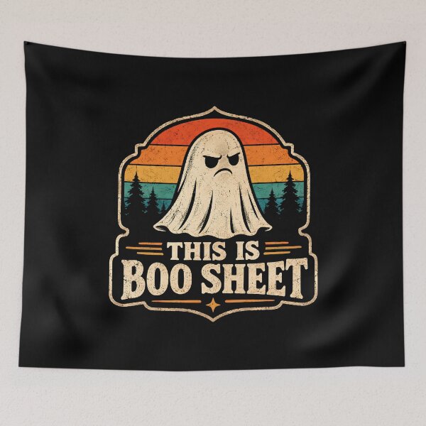 Item preview, This Is Boo Sheet designed and sold by DemureArtsy.