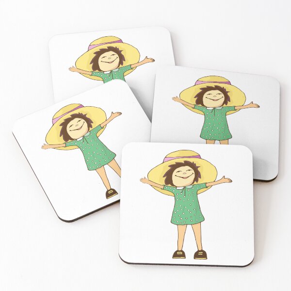 Item preview, Happy girl in yellow sun hat designed and sold by Tanya19742000.