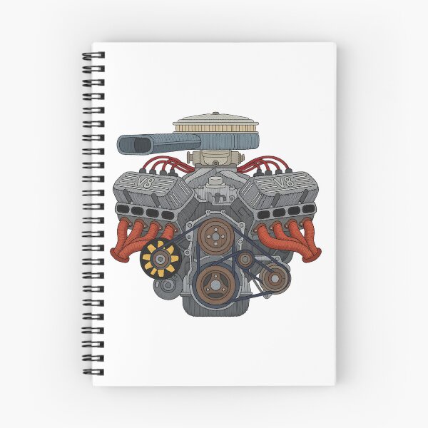Item preview, V8 Engine Embroidered Design - Classic American Muscle Car Motor Art designed and sold by SherlyOjed.