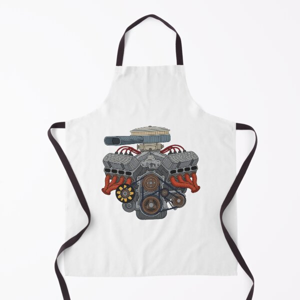 Item preview, V8 Engine Embroidered Design - Classic American Muscle Car Motor Art designed and sold by SherlyOjed.