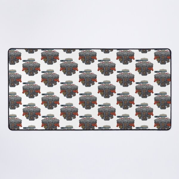 Item preview, V8 Engine Embroidered Design - Classic American Muscle Car Motor Art designed and sold by SherlyOjed.