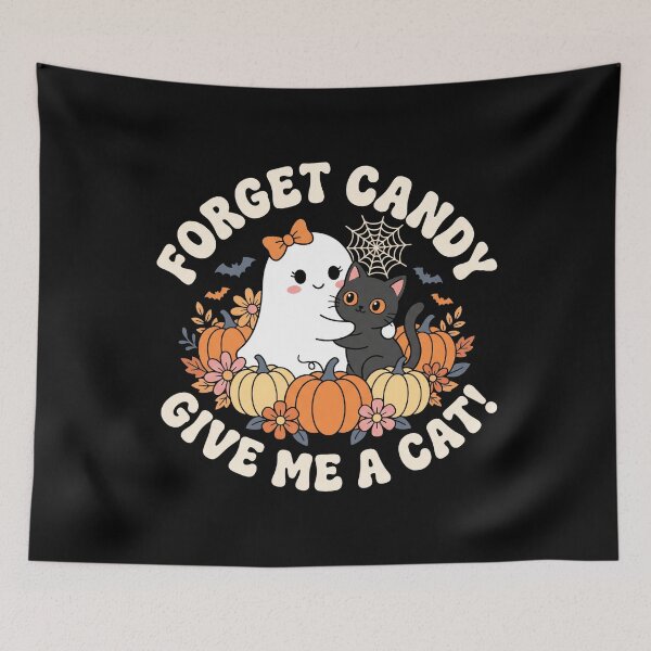 Item preview, Funny Mummy Cat Cute Ghost Forget Candy Halloween designed and sold by MizoX7.