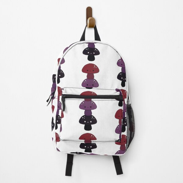 Item preview, Stacked Mushrooms – Burgundy, Purple & Black Woodland Trio designed and sold by AliveStyle.