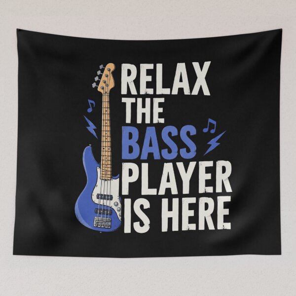 Item preview, Relax The Bass Player designed and sold by elsiechillqzde.