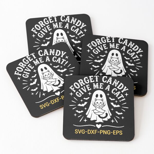 Item preview, Funny Mummy Cat Cute Ghost Forget Candy Halloween designed and sold by MizoX7.