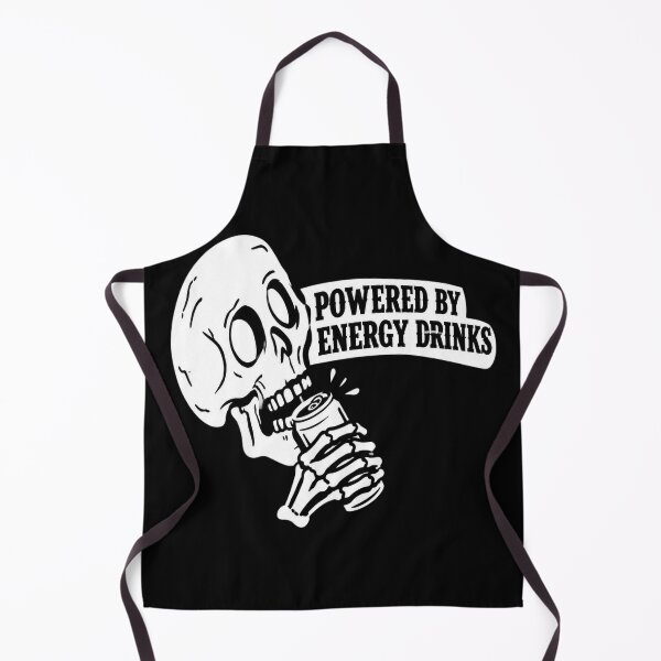 Item preview, Powered By Energy Drinks Skull designed and sold by eliquistgk.