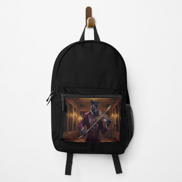 Item preview, Dark Fantasy Panther Musician Playing Violin Art designed and sold by AfresStudio.