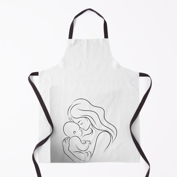 Item preview, A Mother’s Tender Embrace in Line Art designed and sold by SanaaYangu.